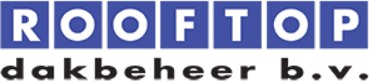 Logo van het bedrijf Rooftop dakbeheer.